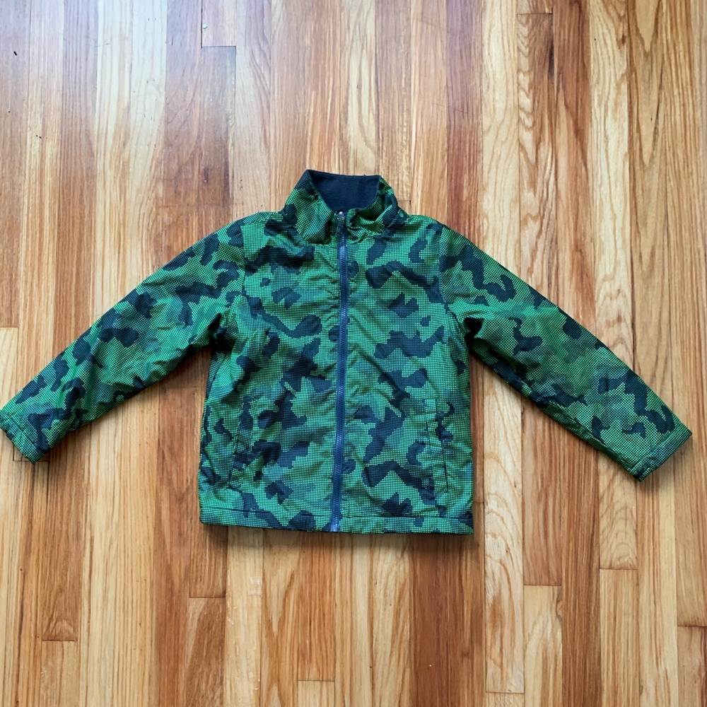 Boys Swiss Tech Camo Print Jacket